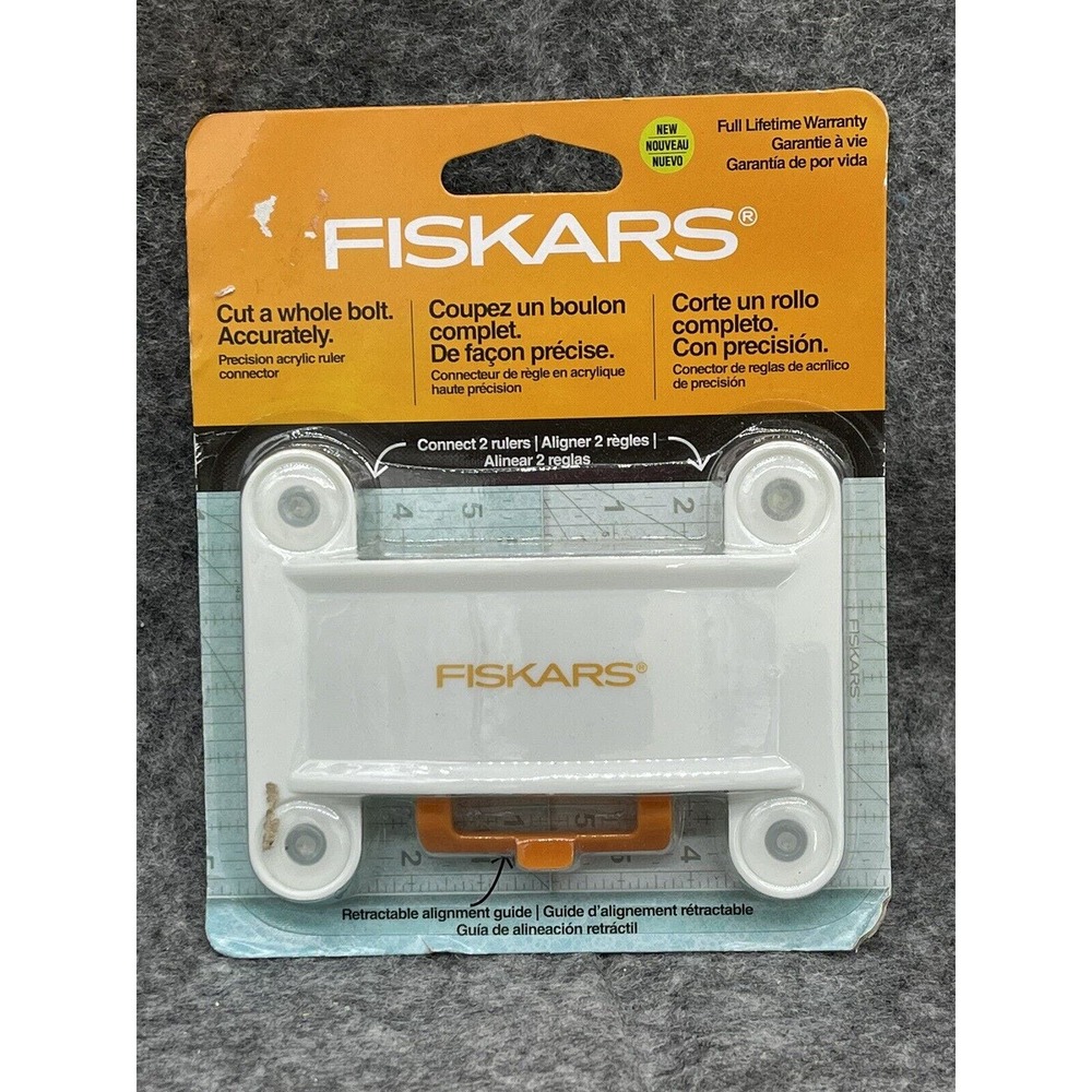 FISKARS Crafts 187690-1001 Ruler Connector Acrylic